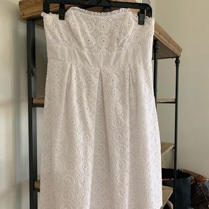 Lily Pulitzer white lace dress size 6